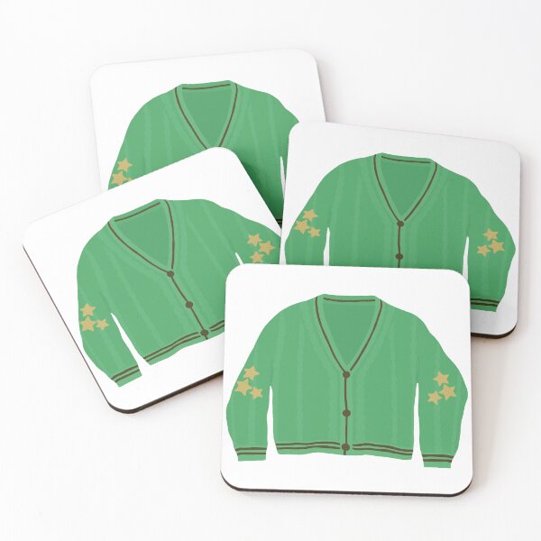 Item preview, green & gold cardigan designed and sold by Camille Albers.