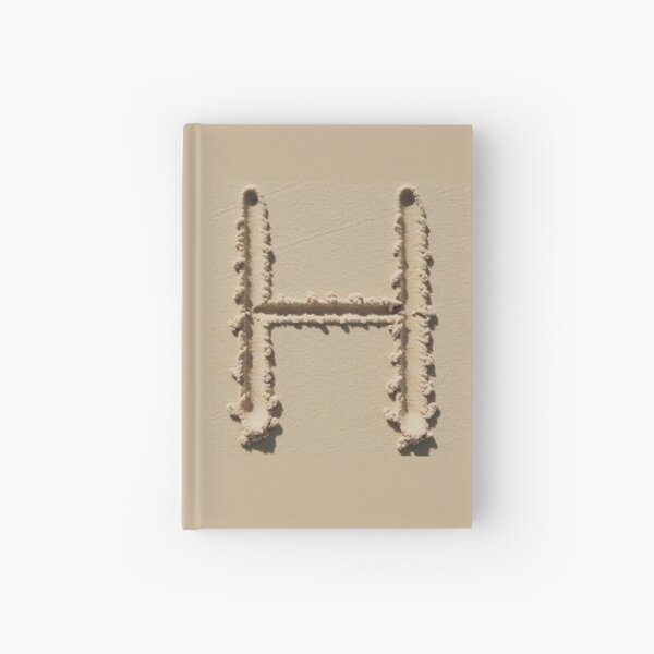 SAND LETTER H Hardcover Journal
