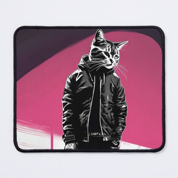 Item preview, Badass Cat, Cat, Badass, cats designed and sold by GOLDENGARDENART.