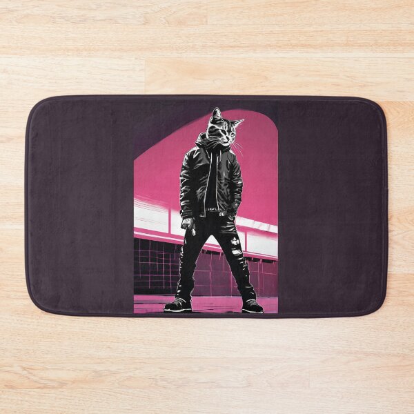 Item preview, Badass Cat, Cat, Badass, cats designed and sold by GOLDENGARDENART.