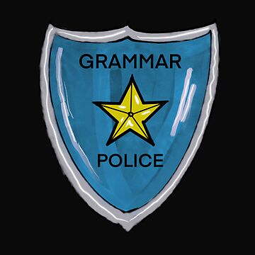 Artwork thumbnail, Grammar Police by Joyride Art and Design UK