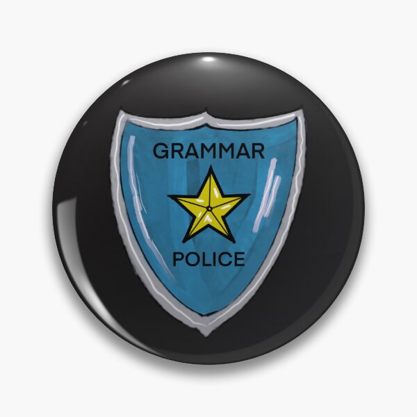 Item preview, Grammar Police designed and sold by Joyride Art and Design UK.