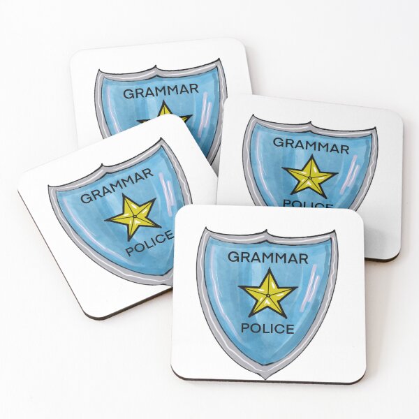 Item preview, Grammar Police designed and sold by Joyride Art and Design UK.