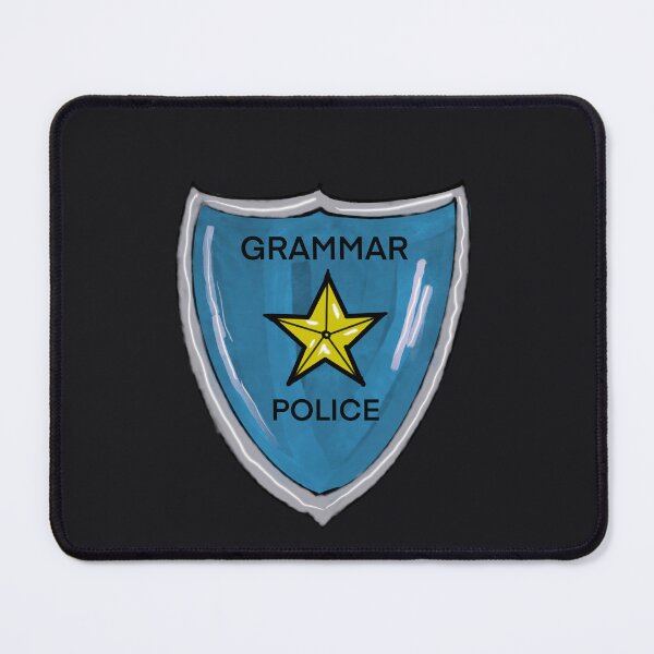 Item preview, Grammar Police designed and sold by Joyride Art and Design UK.