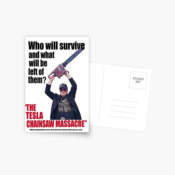 Item preview, The Tesla Chainsaw Massacre designed and sold by B1A-Store.