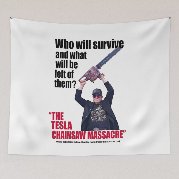 Item preview, The Tesla Chainsaw Massacre designed and sold by B1A-Store.