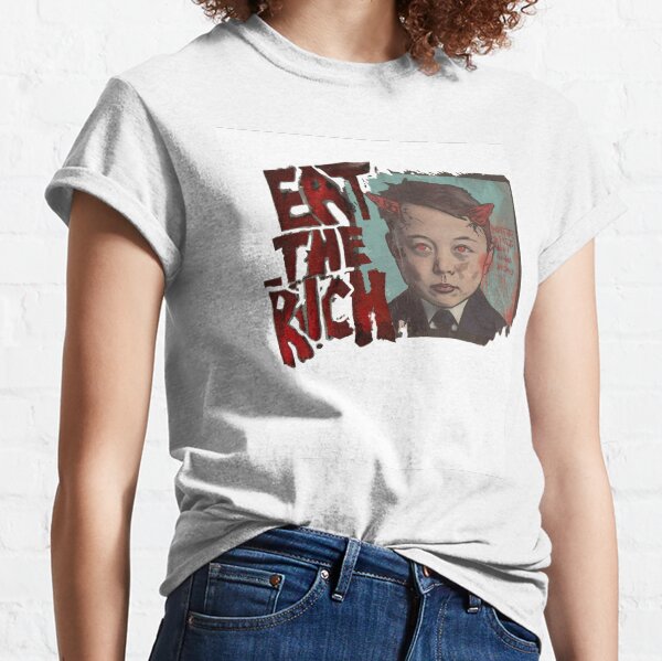Item preview, Eat the Rich Elon Musk Anarchy Math designed and sold by FoolioArtStudio.