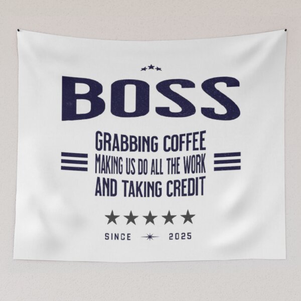Item preview, Boss Grabbing Coffee While We Do the Work (And Take the Credit) designed and sold by Syrupulse.
