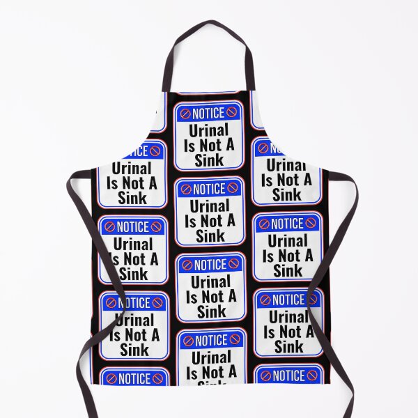 Item preview, NOTICE:  Urinal Is Not A Sink - funny warning signs traffic designed and sold by DesignsFromTW-S.