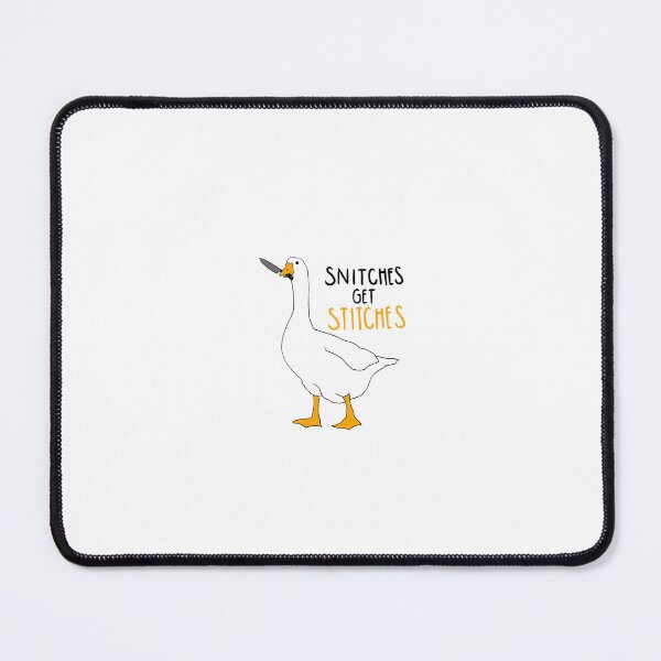 Item preview, Snitches Get Stitches Goose designed and sold by SmudgeWorks.