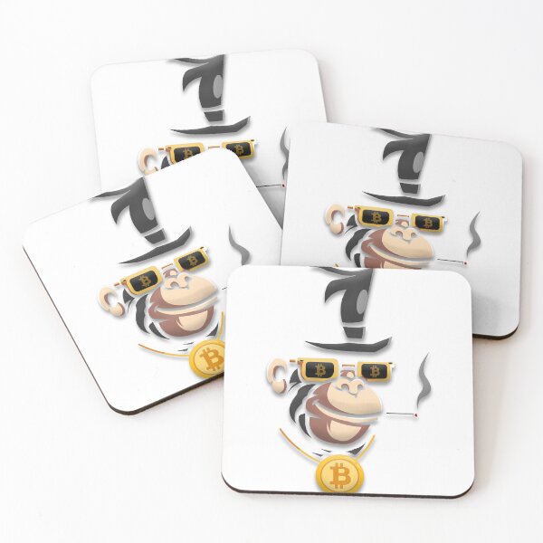 Item preview, Bitcoin Monkey - King of Crypto Style designed and sold by GAGO5.