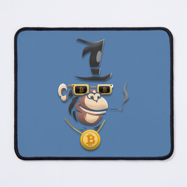 Item preview, Bitcoin Monkey - King of Crypto Style designed and sold by GAGO5.