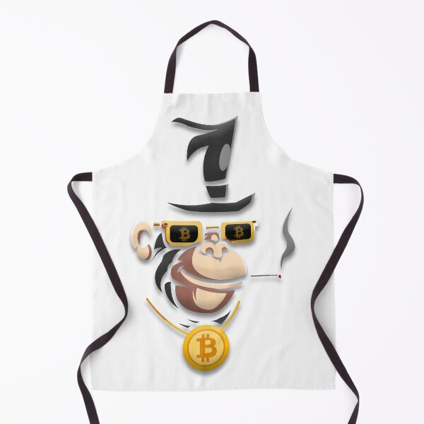 Item preview, Bitcoin Monkey - King of Crypto Style designed and sold by GAGO5.