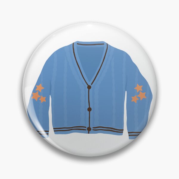 Item preview, orange & blue cardigan designed and sold by Camille Albers.