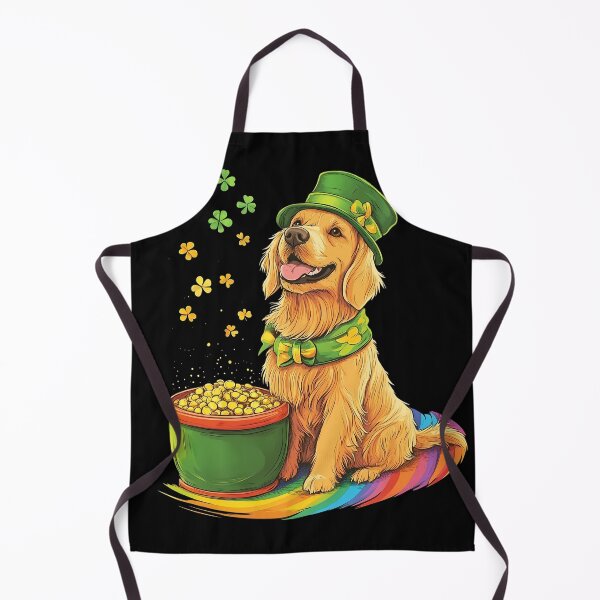 Item preview, Lucky Golden Retriever leprechaun – St. Patrick’s Day Dog Art designed and sold by Golden-Heaven.