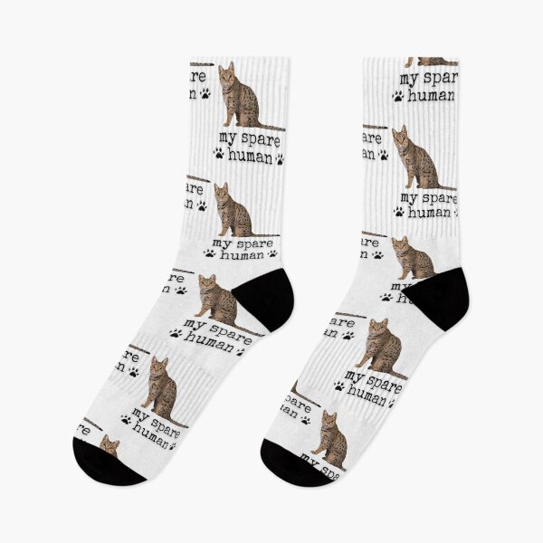 Item preview, Funny Savannah Cat – "My Spare Human" Sassy Cat Lover Design designed and sold by Fredster1966.