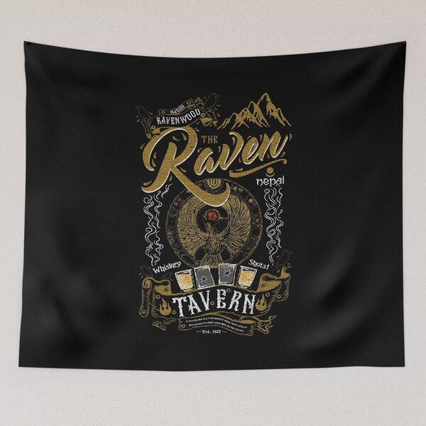 Item preview, The Raven Tavern Nepal designed and sold by Candywrap Studio.