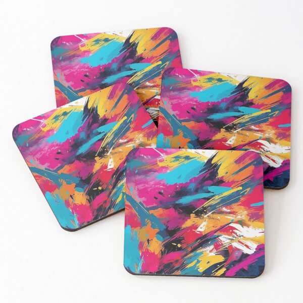 Item preview, Explosive Energy Abstract Colour Burst designed and sold by ArtComixHaven.