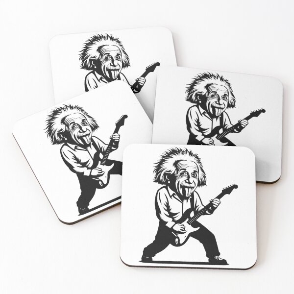 Item preview, Genius Rocks – Einstein Guitar Solo designed and sold by ShineEyePirate.