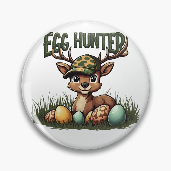 Item preview, Egg Hunter Deer Buck Hunting Easter designed and sold by ArtFromBeyond.