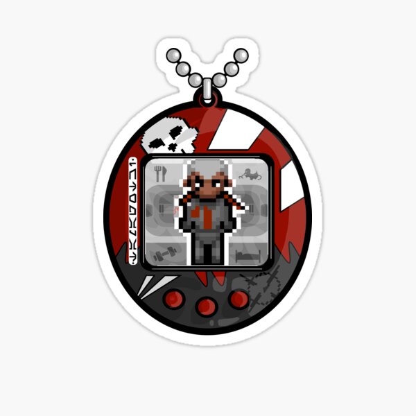 Vista previa del artículo con la obra «Punto de mira de Tamagotchi», diseñado y vendido por dustyrat.