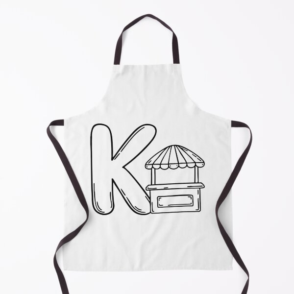 Item preview, An illustration of kiosk beside letter K designed and sold by rasagamastore.