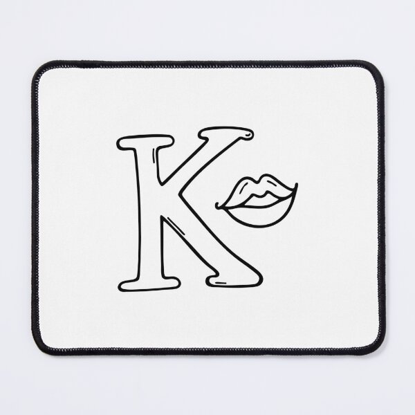Item preview, An illustration of kiss beside letter K designed and sold by rasagamastore.