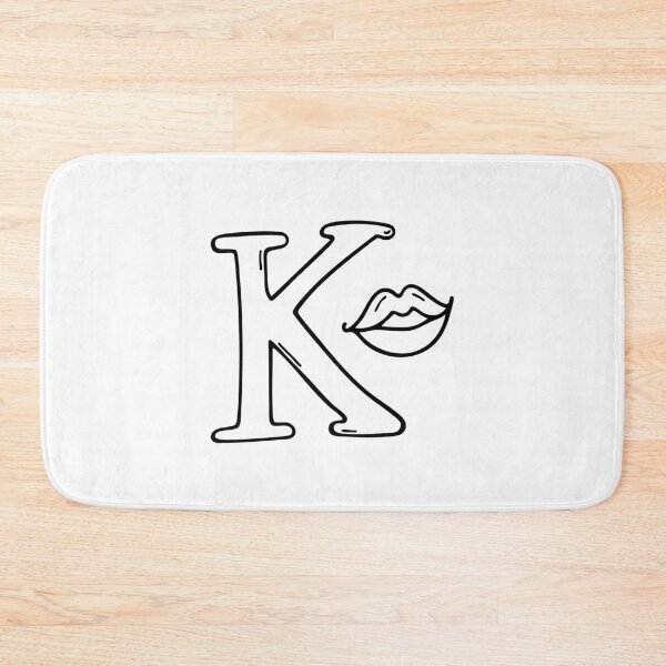 Item preview, An illustration of kiss beside letter K designed and sold by rasagamastore.