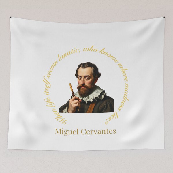 Item preview, Cervantes quote designed and sold by ThranDesigns.