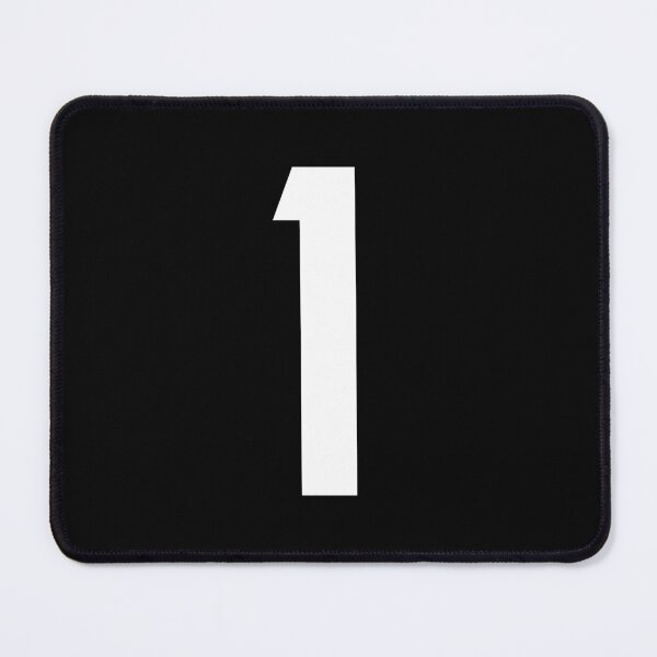 Item preview, MX Racing Number 1 (one) white designed and sold by designseventy.