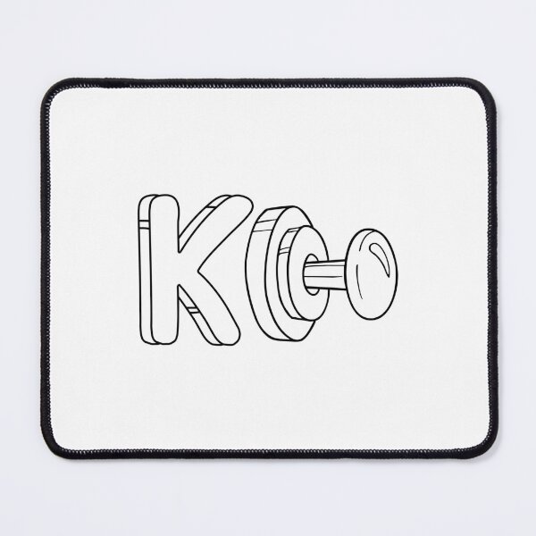 Item preview, An illustration of knob beside letter K designed and sold by rasagamastore.