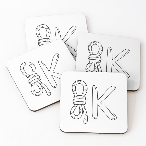 Item preview, An illustration of knot beside letter K designed and sold by rasagamastore.