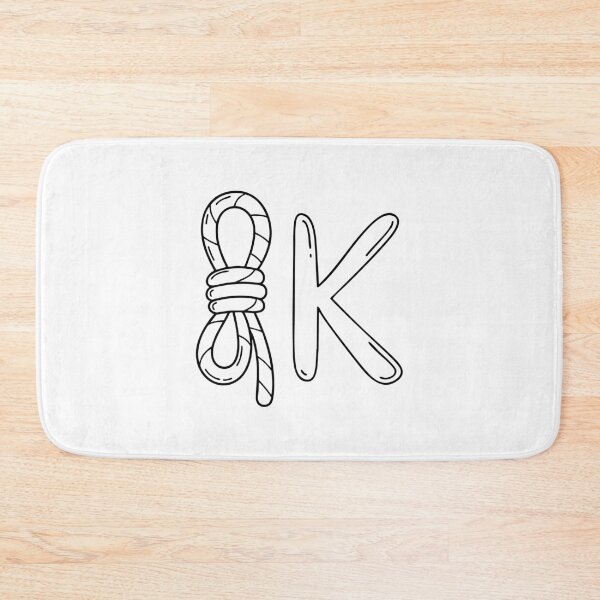 Item preview, An illustration of knot beside letter K designed and sold by rasagamastore.