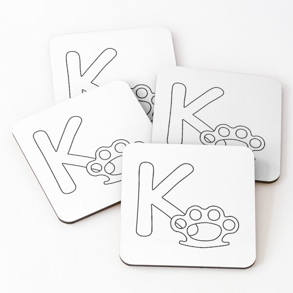 Item preview, An illustration of knuckle beside letter K designed and sold by rasagamastore.