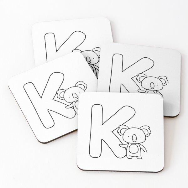 Item preview, An illustration of koala beside letter K designed and sold by rasagamastore.
