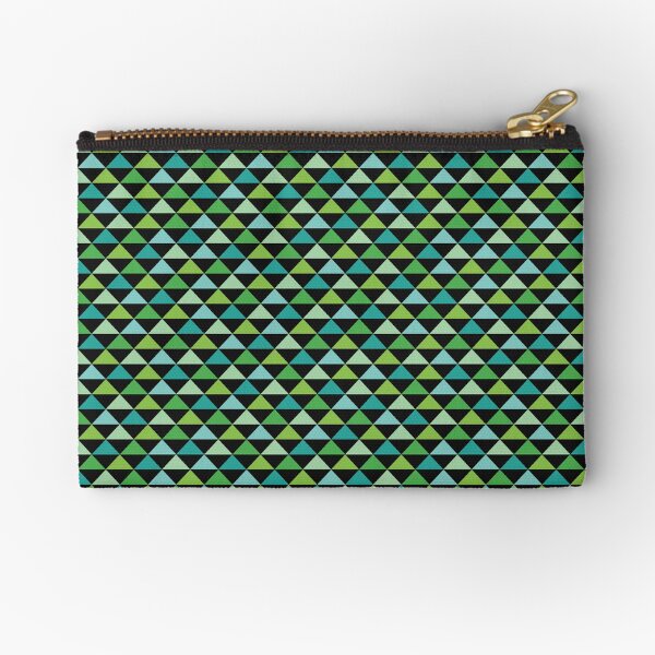 Vista previa del artículo con la obra «triángulos de bosque verde negro», diseñado y vendido por SimplyDazzleInc.