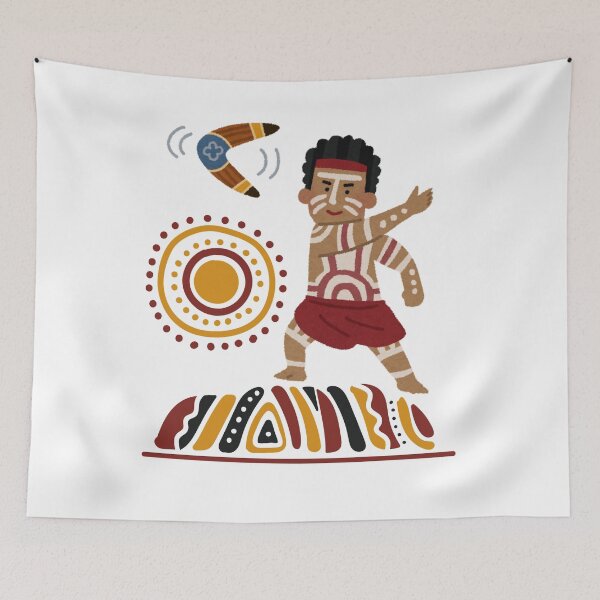 Item preview, Boomerang Roots Australia designed and sold by HappyHarmonyArt.