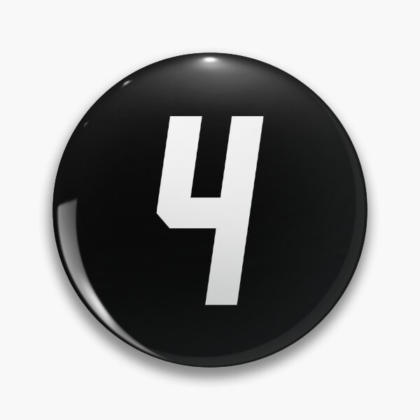 Item preview, MX Racing Number 4 (four) white slant italic designed and sold by designseventy.