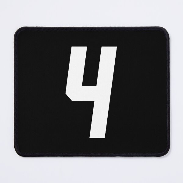 Item preview, MX Racing Number 4 (four) white slant italic designed and sold by designseventy.