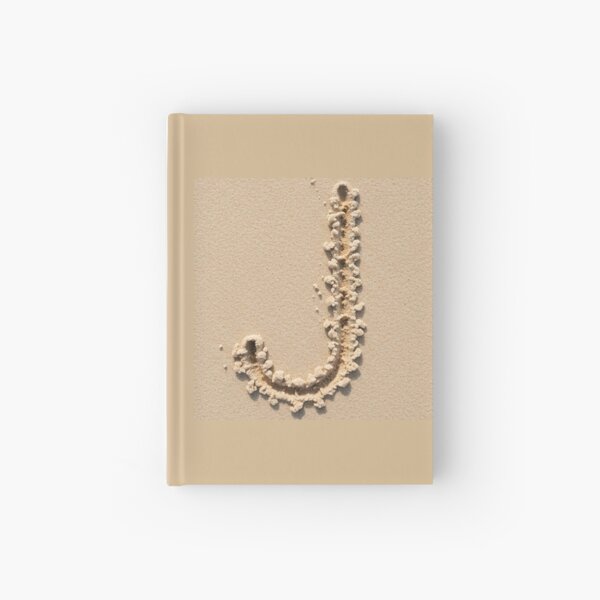 SAND LETTER J Hardcover Journal