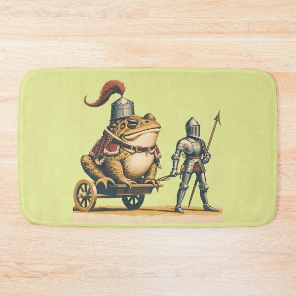 Item preview, Medieval Knight & Royal Toad – Funny Fantasy Illustration designed and sold by Design by Anthony .