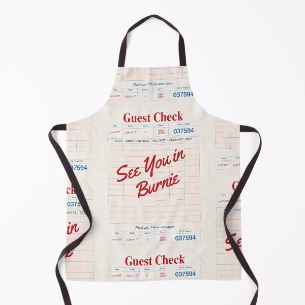 Item preview, See You in Burnie - Vintage Diner Guest Check Travel Print designed and sold by RM-Journey.