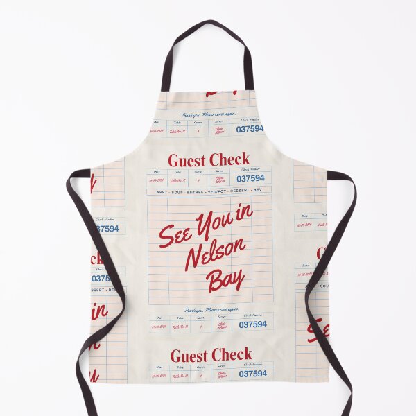 Item preview, See You in Nelson Bay - Vintage Diner Guest Check Travel Print designed and sold by RM-Journey.
