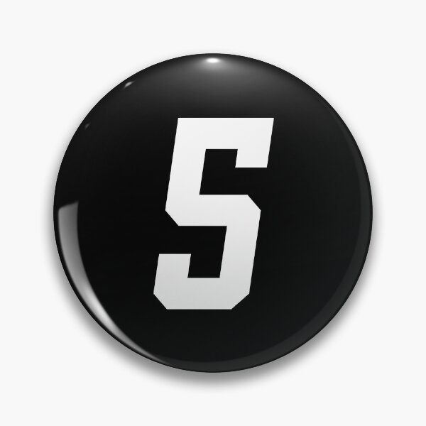 Item preview, MX Racing Number 5 (five) white slant italic designed and sold by designseventy.