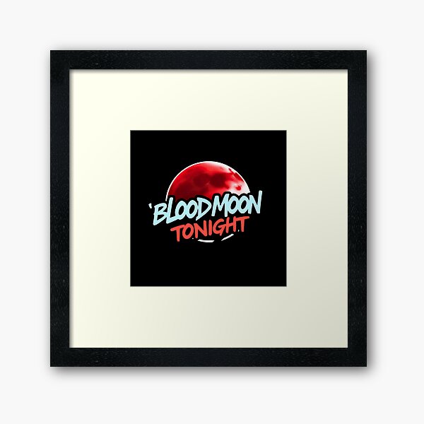 Item preview, Stunning Blood Moon Total Lunar Eclipse Tonight Design designed and sold by AuraMotivate.