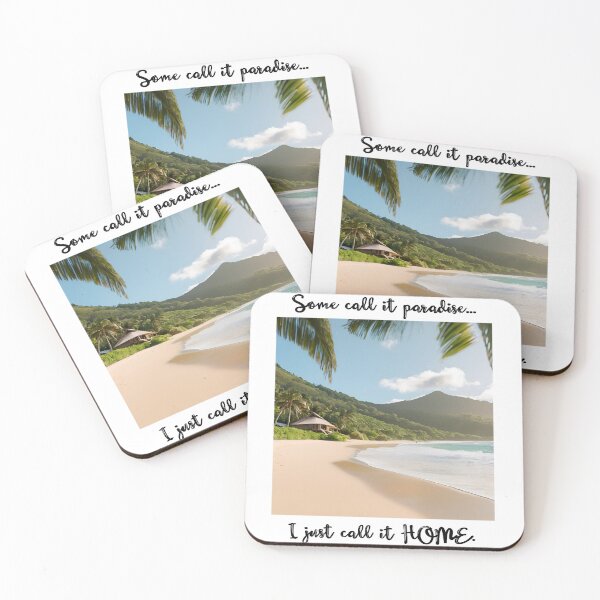 Item preview, Paradise is best when it's home. (Tropical) designed and sold by UpdraftLiving.