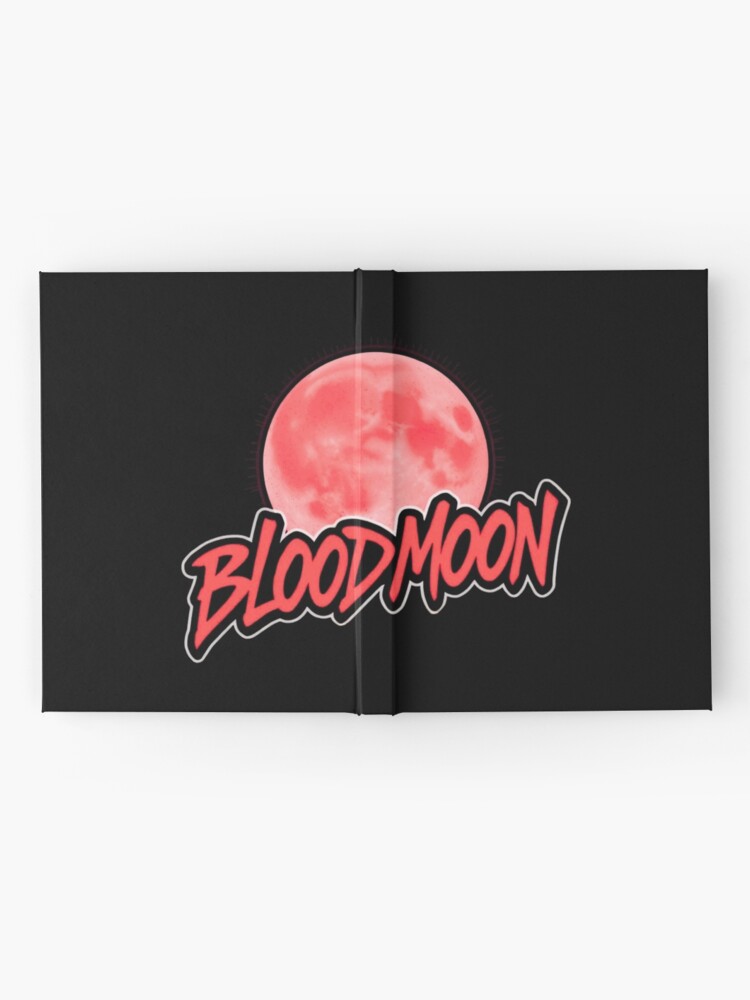 Thumbnail 2 of 3, Journal, Blood Moon Lunar Eclipse Tonight Graphic Art designed and sold by AuraMotivate.