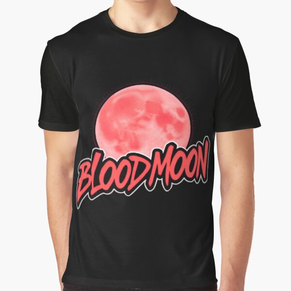 Item preview, Blood Moon Lunar Eclipse Tonight Graphic Art designed and sold by AuraMotivate.