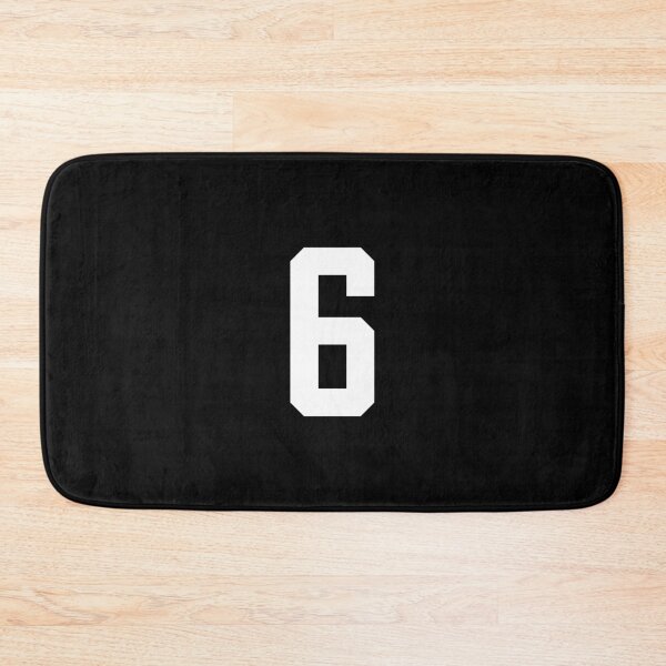 Item preview, MX Racing Number 6 (six) white designed and sold by designseventy.