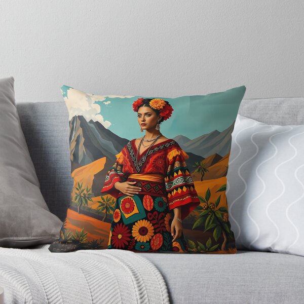 Item preview, Volcanic Heritage – Floral Folk Elegance designed and sold by El Alkimizta Art Store.
